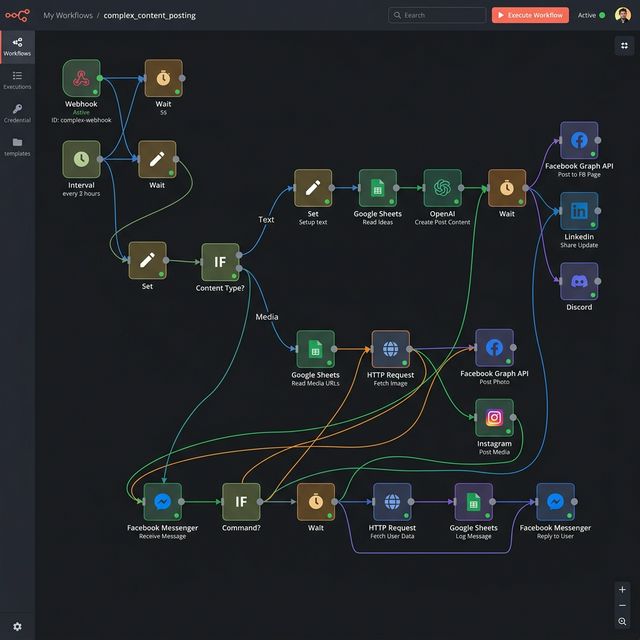 n8n Bot Automation Illustration