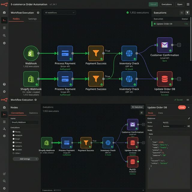 n8n E-commerce Automation